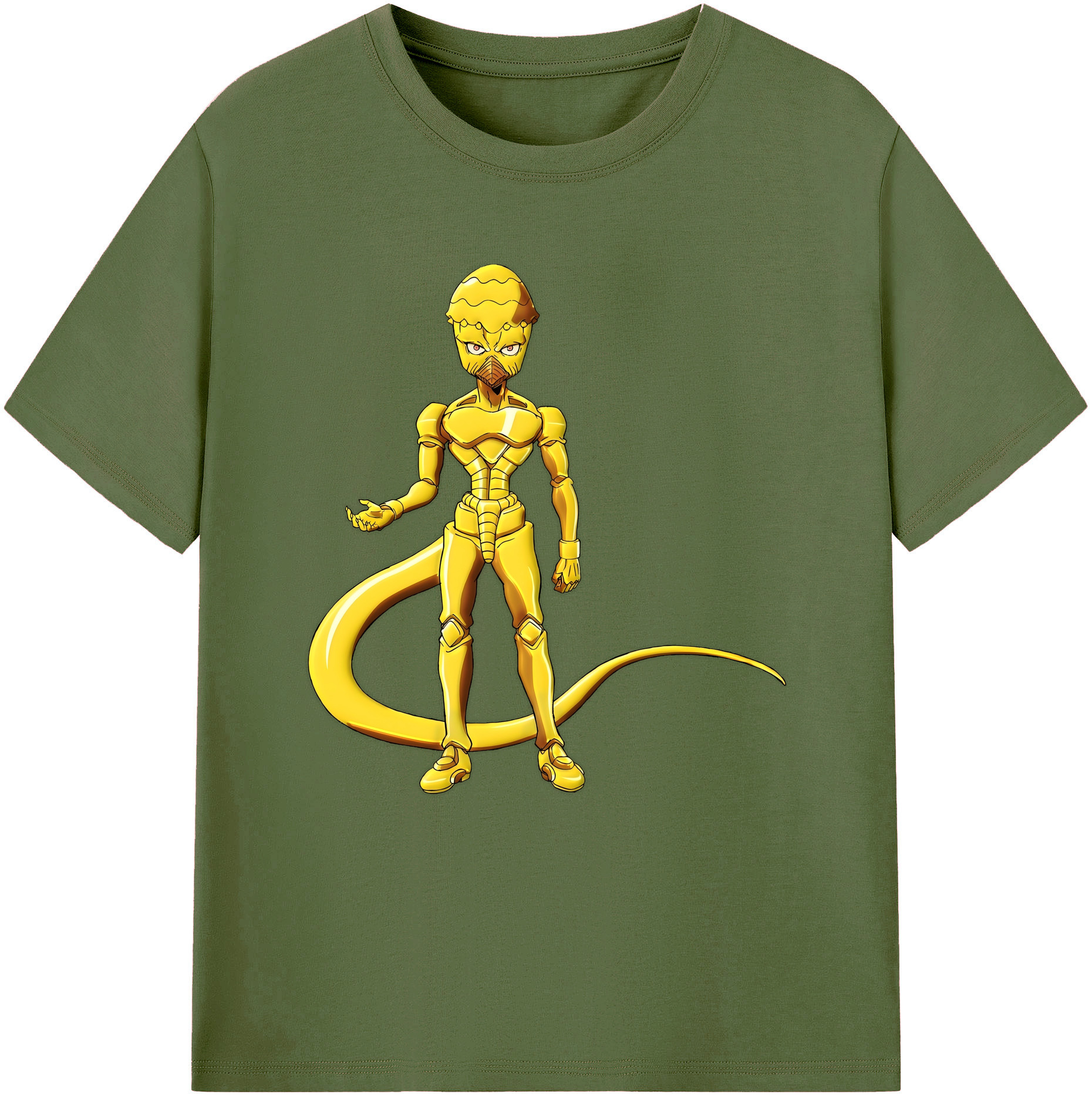 （画像用） ジョジョの奇妙な冒険 おといし あきら JoJo's Bizarre Adventure Akira Otoishi 綿100％半袖Tシャツ（フロントプリント）